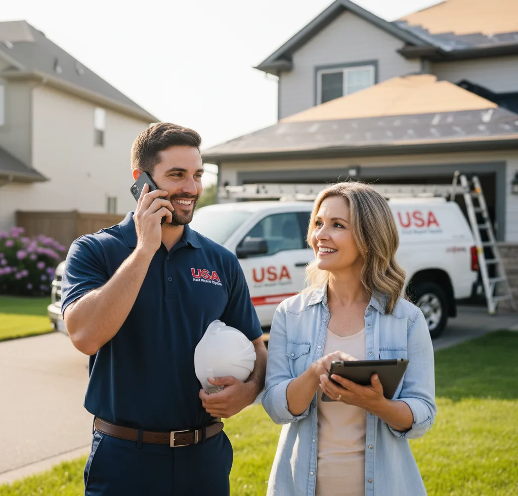 USA Roof Repair Experts customer support in Beresford
